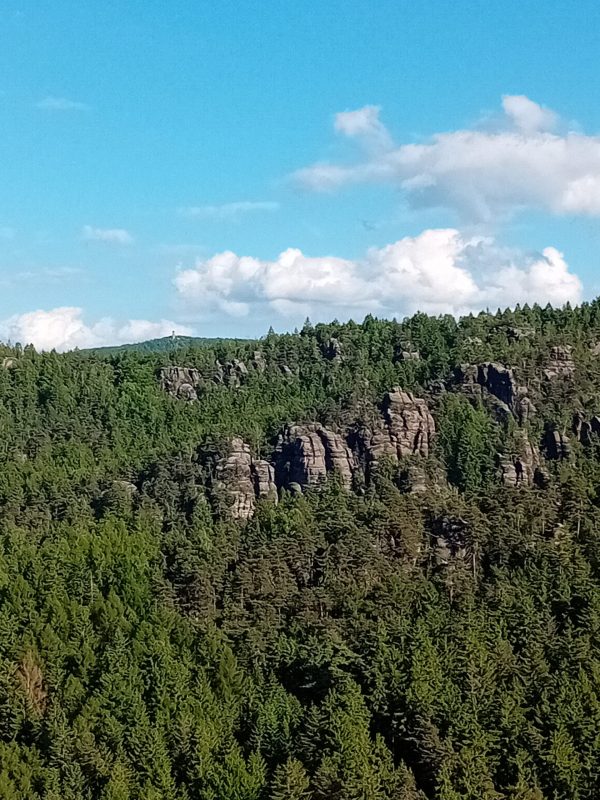 Blick auf die Mühlsteinbrüche